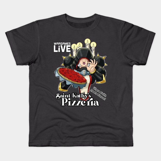 Saint Kathy's Pizzeria Kids T-Shirt by JXG